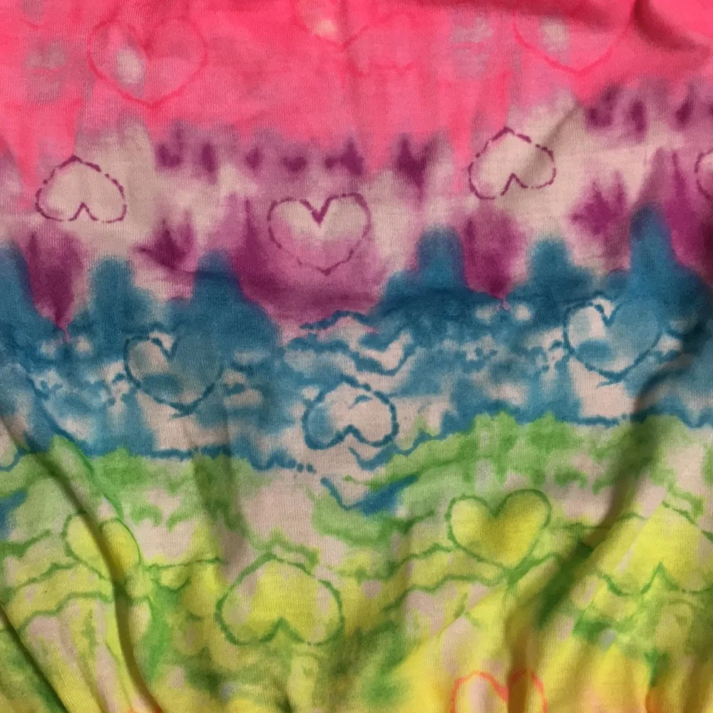 Justice Heart Tie Dyed Pajama Romper